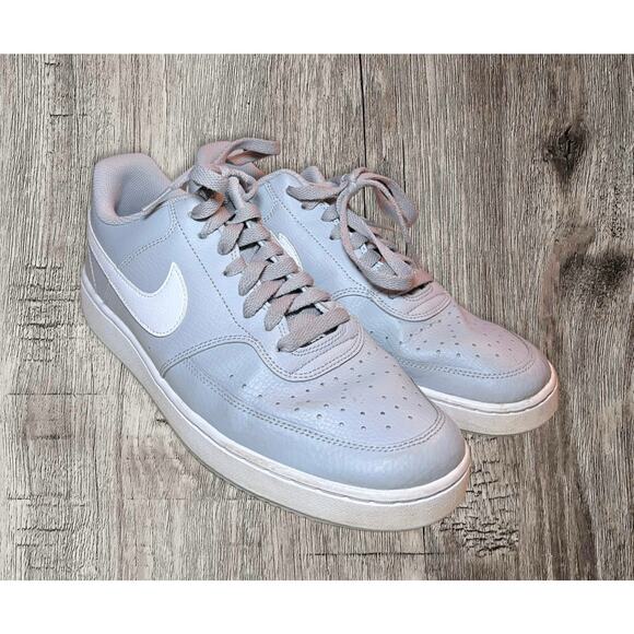 Nike court vision next nature low fog gray and white. Men’s size 10.5